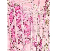 Alex & Sophia Juniors' Strapless Jacquard Dress