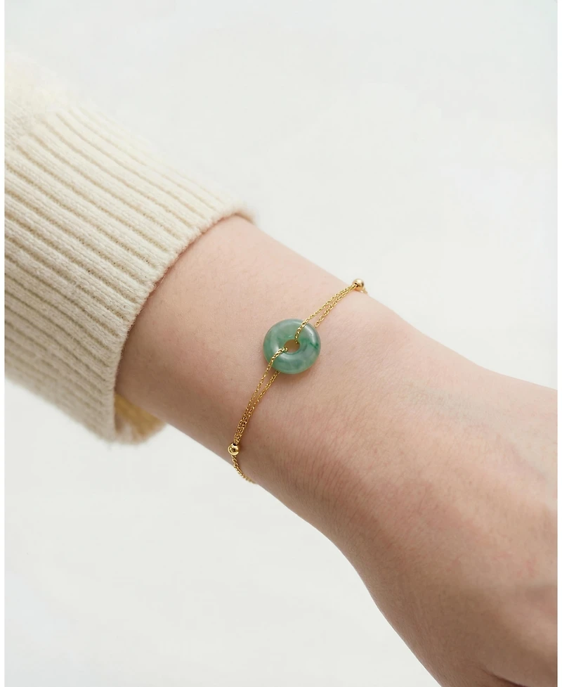 seree Marlo Jade Gold Bracelet