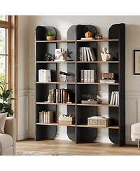 Slickblue 5-Tier Open Shelf Bookcase for Home or Office