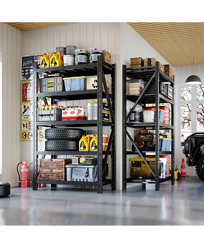 Streamdale Furniture 5-Tier Adjustable Metal Garage Shelving Unit