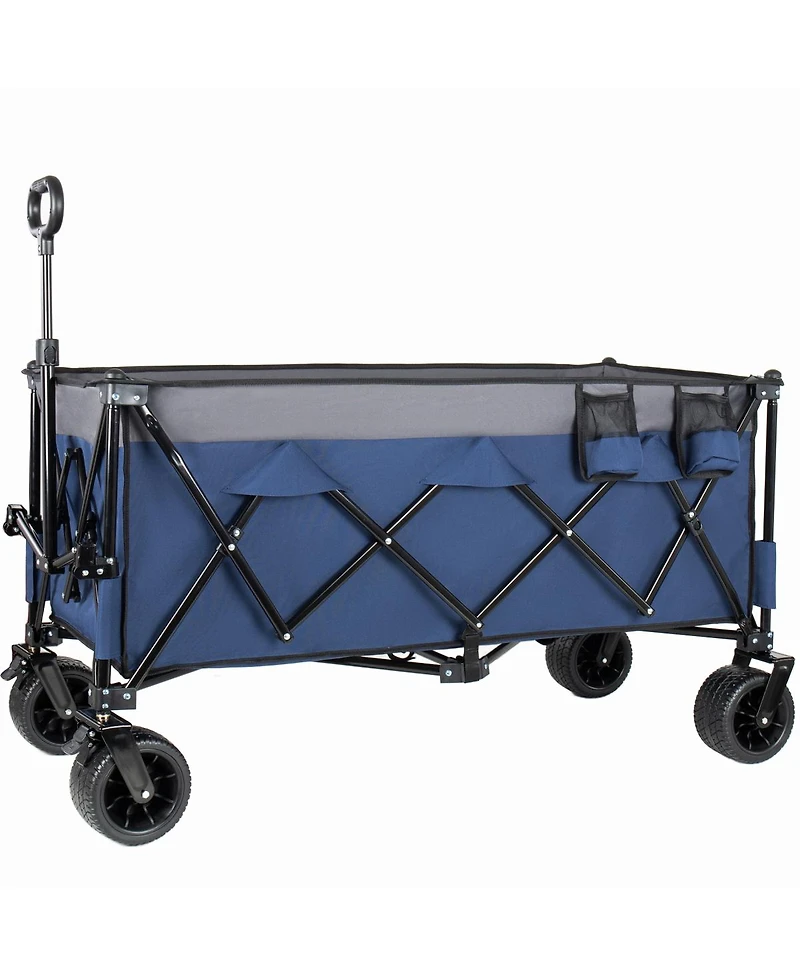 Streamdale Furniture 51-inch Heavy-Duty Foldable Utility Wagon 480lbs Capacity