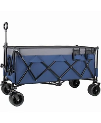 Streamdale Furniture 51-inch Heavy-Duty Foldable Utility Wagon 480lbs Capacity