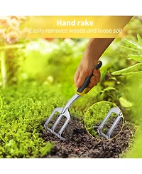 Xdovet Garden Tool Set Heavy Duty Aluminum Rust-proof Non-slip Handle Gift