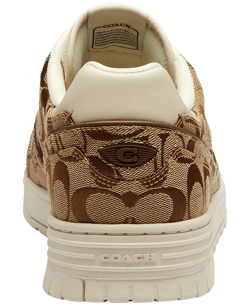 Coach Men's SoHo Signature Sateen Jacquard Lace-Up Sneakers