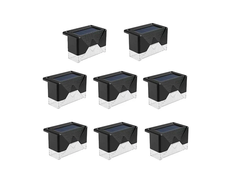 Cowin Solar Deck Lights Outdoor 8 Pack Solar Step Light Waterproof Led Light