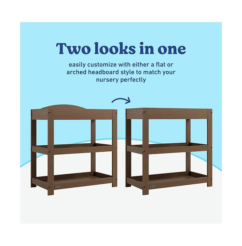 Graco Customizable Changing Table with Water-Resistant Changing Pad