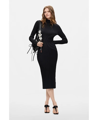 Desigual Women's Long-sleeved knit dress