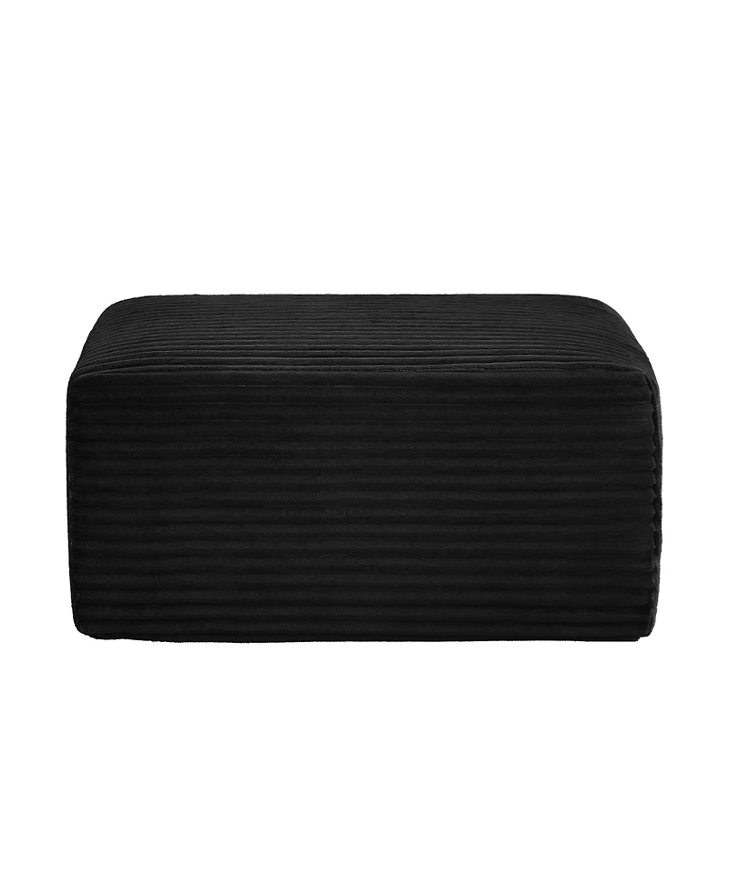 Sailvan L-Shaped Cloud Sectional Sofa with Ottoman