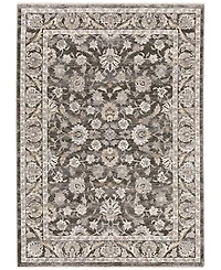 Oriental Weavers Maharaja 70E Gray and Ivory 2' x 3' Area Rug