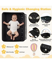 Slickblue Baby Changing Table with Storage Bag Foldable Nursery Organizer