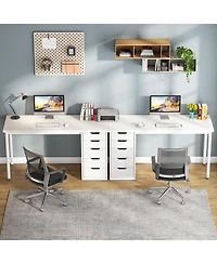 Tribesigns Computer Desk with 5 Drawers, Home Office Desk with Storage