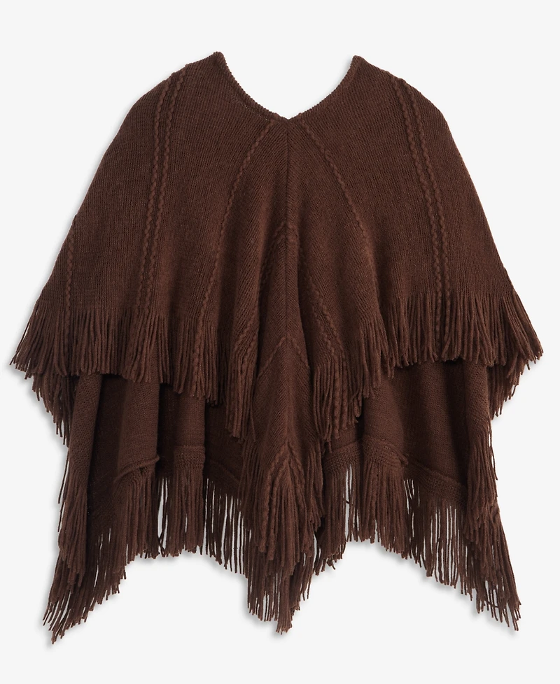 Style & Co Women's Raschel Knit Triangle-Hem Topper, Macy's Exclusive