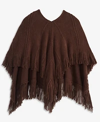 Style & Co Women's Raschel Knit Triangle-Hem Topper, Macy's Exclusive