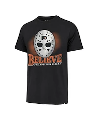 '47 Brand Men's Black Philadelphia Flyers Believe Franklin T-Shirt
