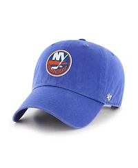 '47 Brand Men's Royal New York Islanders Logo Clean Up Adjustable Hat