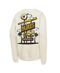 Mitchell & Ness Big Boys and Girls Natural San Diego Padres Retro Billboard Sweatshirt