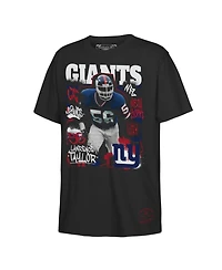 Mitchell & Ness Big Boys and Girls Lawrence Taylor Black New York Giants Star Player T-Shirt