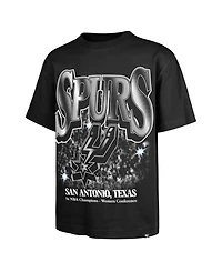 '47 Brand Men's Black San Antonio Spurs Past Champs Collection Flashbulb Foundation T-Shirt