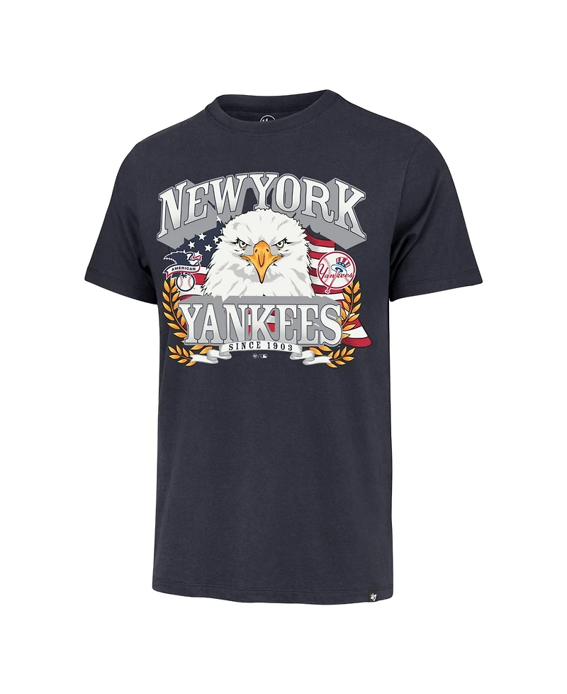 '47 Brand Men's Navy New York Yankees Americana Eagle T-Shirt