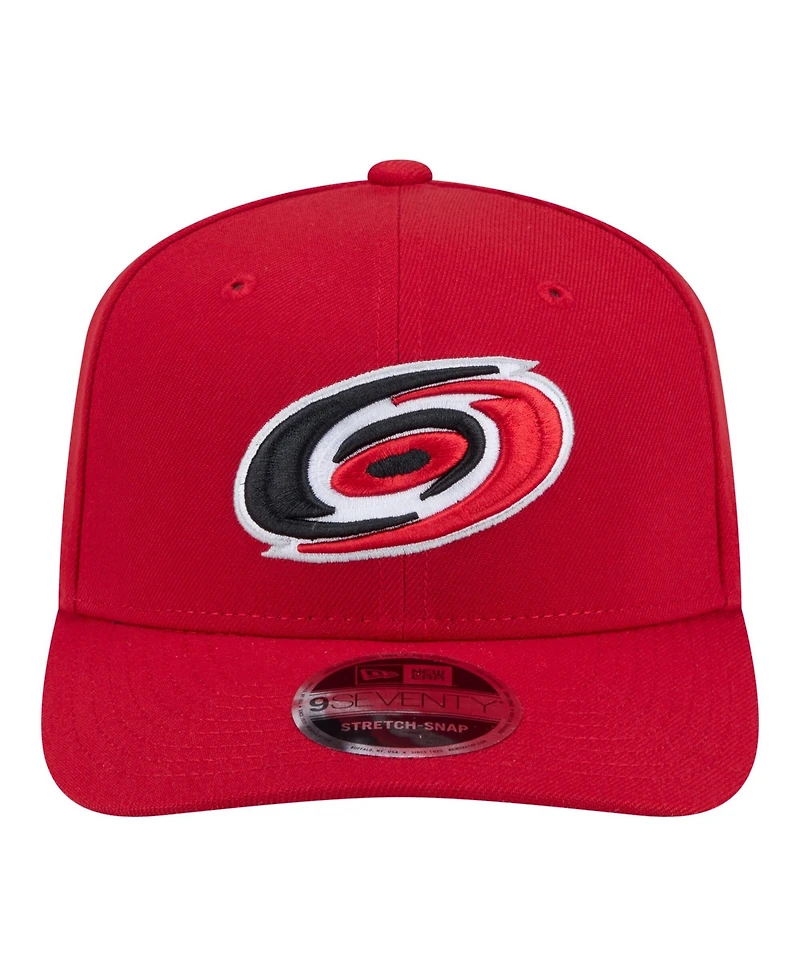 New Era Men's Red Carolina Hurricanes 9SEVENTY Coolera Adjustable Hat