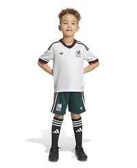 Adidas Toddler White Mexico National Team 2026 Away Replica Kit Set