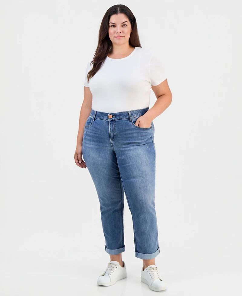 Democracy Plus Girlfriend AbSolution Straight-Leg Jeans