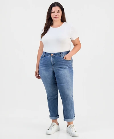 Democracy Plus Girlfriend AbSolution Straight-Leg Jeans