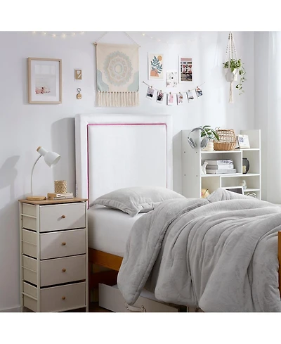 DormCo Tavira Allure Left Side Outlet Headboard with Legs - Corded