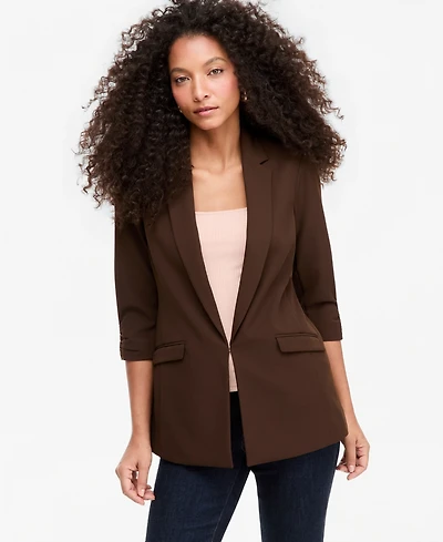 I.n.c. International Concepts Women's 3/4-Sleeve Blazer, Created for Macy's
