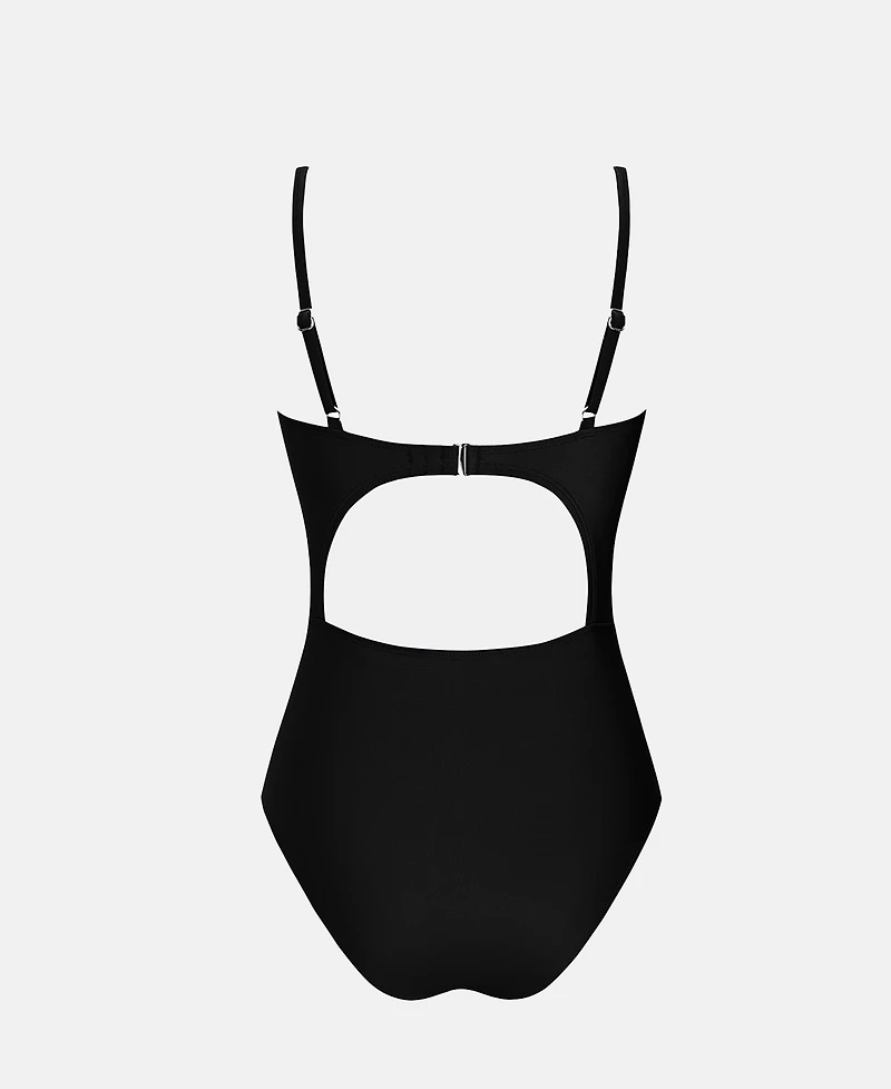 Cupshe Women's One-Piece Swimsuit with Ruched Front