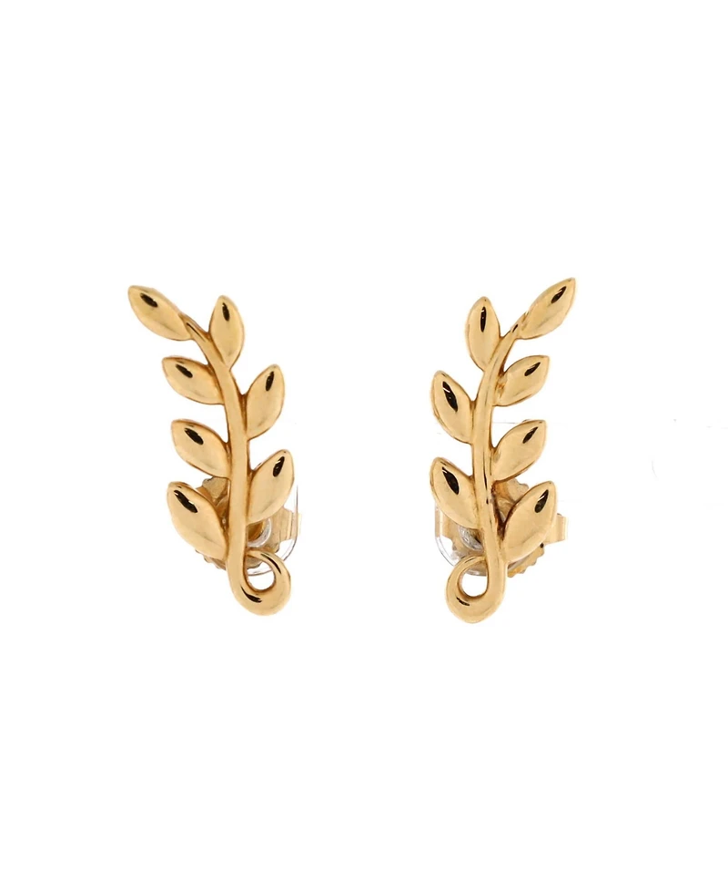 Pre-Owned Tiffany & Co Olive Leaf Climber Earrings
