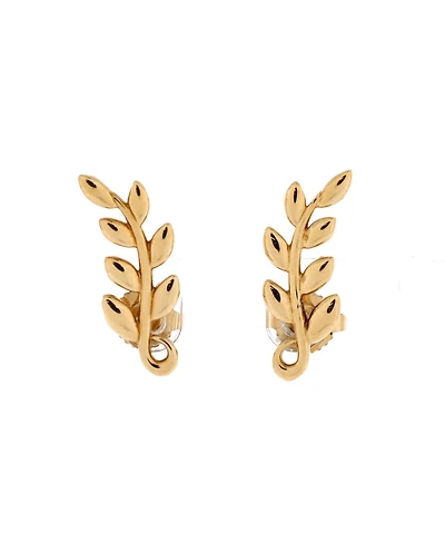 Pre-Owned Tiffany & Co Olive Leaf Climber Earrings