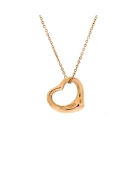 Pre-Owned Tiffany & Co Elsa Peretti Open Heart Pendant Necklace