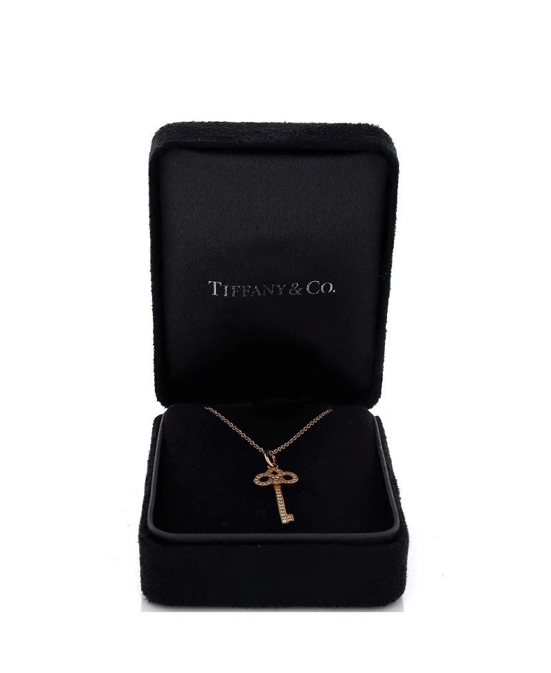 Pre-Owned Tiffany & Co Fleur de Lis Key Pendant Necklace