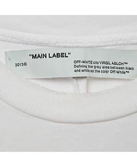 Pre-Owned Off-White Men Print Cotton Half Sleeve T-Shirt