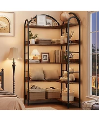 gaomon 68.5" Tall Large Corner Bookshelf