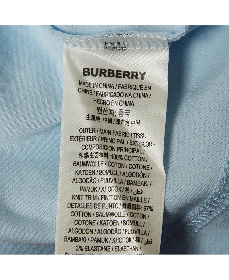 Pre-Owned Burberry Men's Cotton Loose-Fit T-Shirt