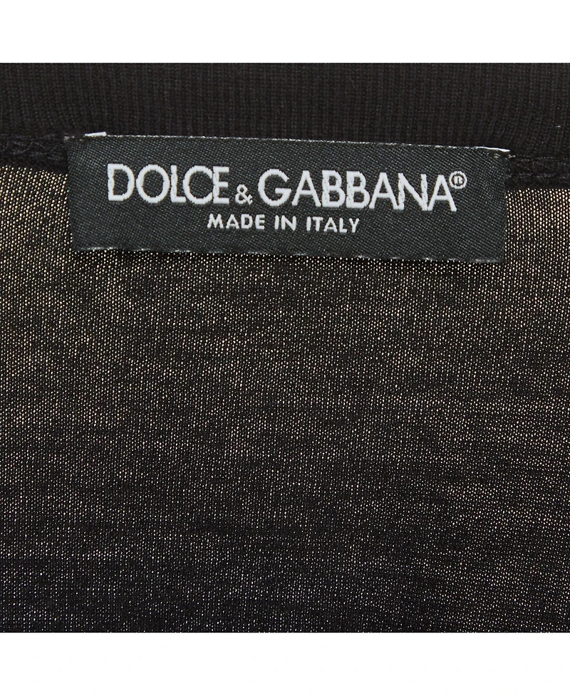 Pre-Owned Dolce & Gabbana Men's Applique Jersey T-Shirt