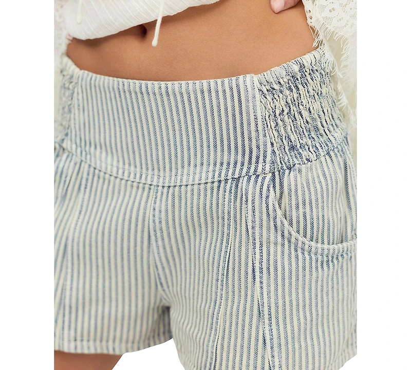Free People Women's Luna Railroad Shorts
