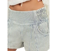 Free People Women's Luna Railroad Shorts