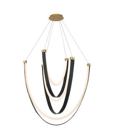 Possini Euro Design Galiva Leather Led Pendant Light