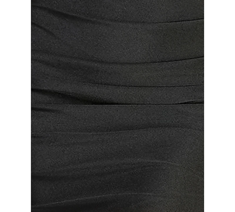 Emerald Sundae Juniors' Strapless Sash Detail Short Dress