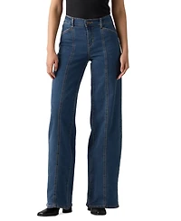 Levi's Women's 318 Seamed Wide-Leg Jeans