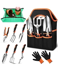 Xdovet Garden Tools Set Stainless Steel Heavy Duty Non-slip