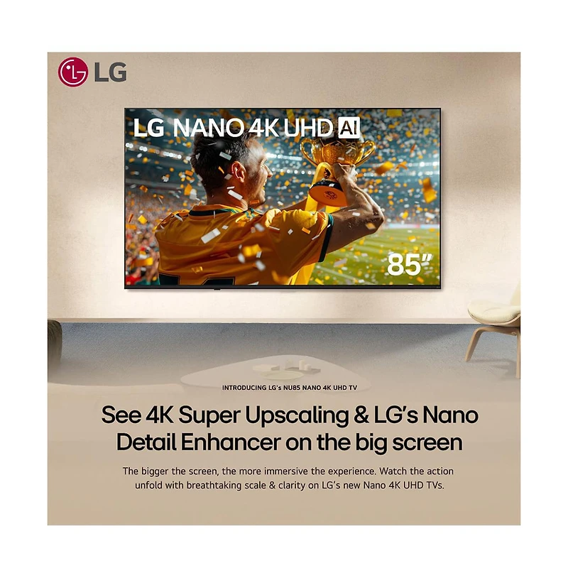 Lg 65" Class 4K Nano Uhd Smart Tv - 65NU850BP