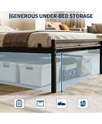homfan Metal Platform Bed Frame