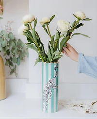 Yvonne Ellen Leopard Tall Flower Vase