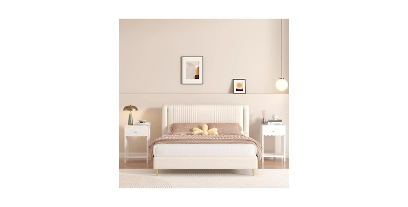 Lucky One 26.8"W Nightstand with Drawer and Shelf