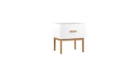 Lucky One 1-Drawer Nightstand with Solid Pine Legs