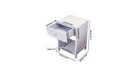Lucky One Nightstand with Drawer and Shelf